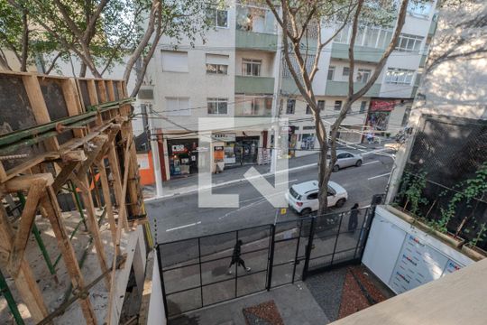 Vista de kitnet/studio para alugar com 1 quarto, 16m² em Bela Vista, São Paulo