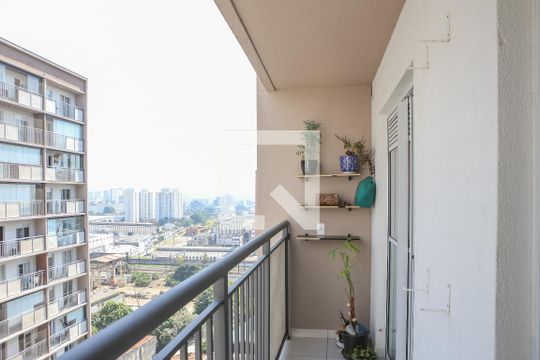 Sacada de apartamento à venda com 1 quarto, 28m² em Vila Romana, São Paulo