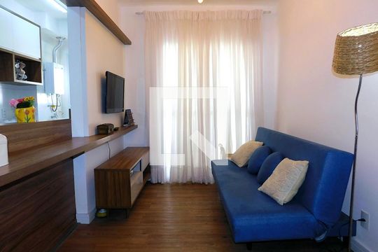 Sala de apartamento para alugar com 2 quartos, 70m² em Santa Terezinha, Paulínia
