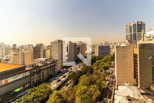 Vista da Varanda de apartamento para alugar com 2 quartos, 54m² em Santa Cecilia, São Paulo