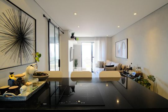Cozinha de apartamento à venda com 3 quartos, 70m² em Chácara Califórnia, São Paulo