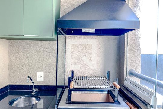 Varanda da Sala de apartamento à venda com 2 quartos, 59m² em Pari, São Paulo
