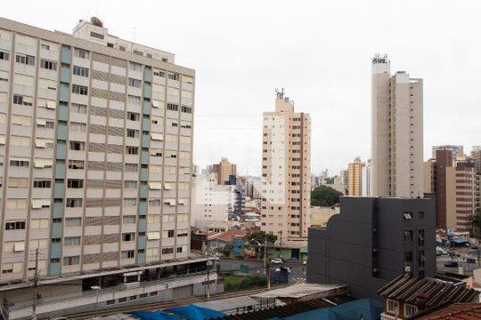Vista externa de apartamento à venda com 1 quarto, 51m² em Centro, Campinas