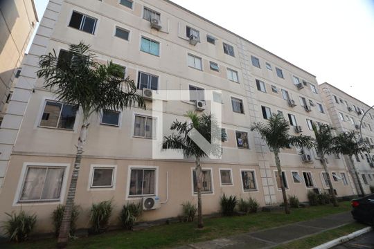 Fachada do bloco de apartamento para alugar com 2 quartos, 42m² em São José, Canoas