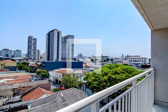 Varanda da Sala de apartamento para alugar com 1 quarto, 27m² em Belenzinho, São Paulo