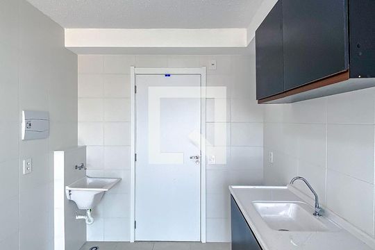 Cozinha de apartamento para alugar com 1 quarto, 27m² em Belenzinho, São Paulo