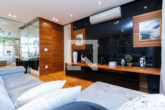 Sala de Estar de apartamento à venda com 3 quartos, 130m² em Parque Mandaqui, São Paulo