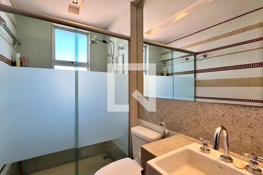 banho  de apartamento à venda com 3 quartos, 120m² em Buritis, Belo Horizonte