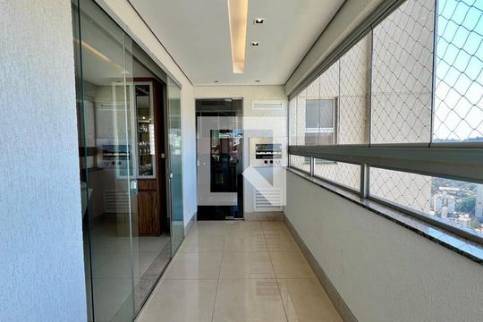 Varanda gourmet de apartamento à venda com 3 quartos, 120m² em Buritis, Belo Horizonte