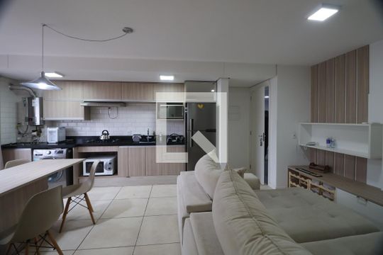 Sala de apartamento à venda com 2 quartos, 54m² em Fátima, Canoas