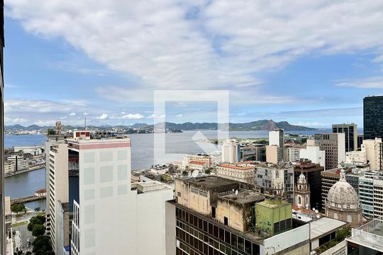 Vista de kitnet/studio à venda com 1 quarto, 32m² em Centro, Rio de Janeiro