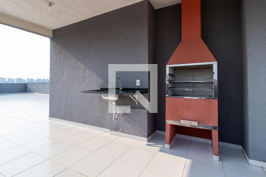 Área comum - Churrasqueira de apartamento para alugar com 2 quartos, 48m² em Guaíra, Curitiba