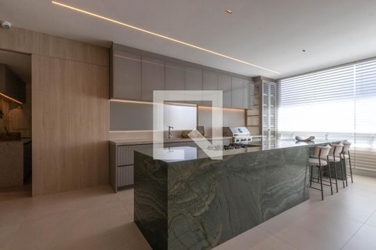 Cozinha de apartamento à venda com 4 quartos, 177m² em Vale do Sereno, Nova Lima