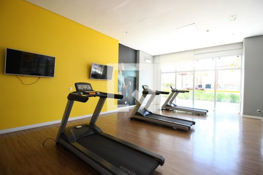 Área comum - Academia de apartamento para alugar com 1 quarto, 35m² em Norte (águas Claras), Brasília