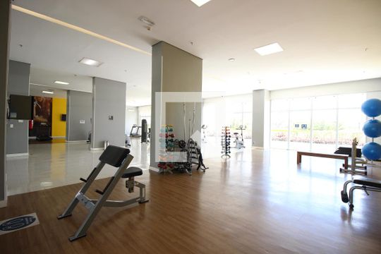 Área comum - Academia de apartamento para alugar com 1 quarto, 35m² em Norte (águas Claras), Brasília