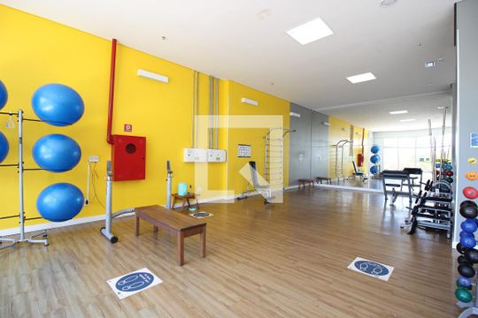 Área comum - Academia de apartamento para alugar com 1 quarto, 35m² em Norte (águas Claras), Brasília