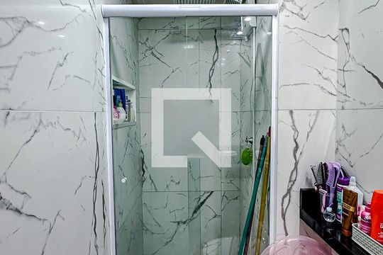 Banheiro da Suíte de apartamento à venda com 1 quarto, 24m² em Mooca, São Paulo