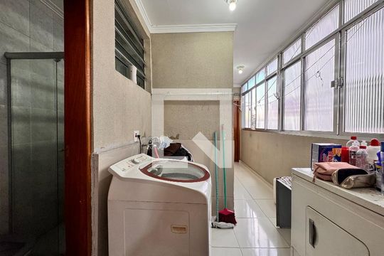 Área de Serviço de apartamento à venda com 3 quartos, 140m² em Jardim, Santo André