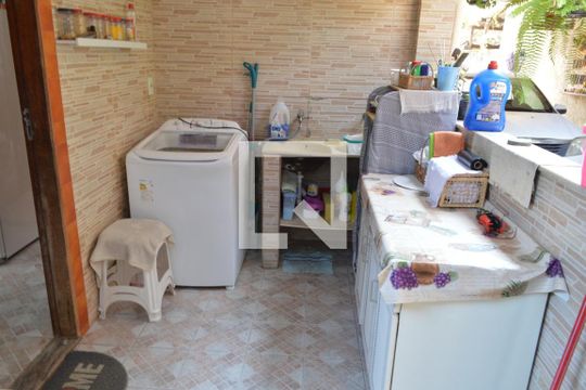 Área de Serviço de casa de condomínio à venda com 4 quartos, 96m² em Tanque, Rio de Janeiro