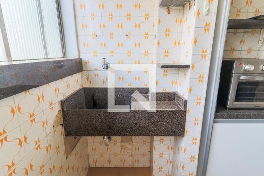 Área de Serviço de apartamento para alugar com 1 quarto, 45m² em Santo Amaro, São Paulo