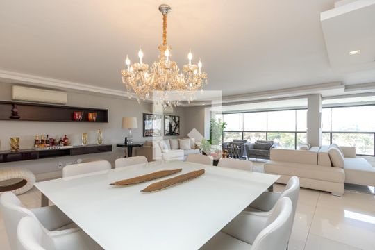 Sala de apartamento à venda com 4 quartos, 379m² em Granja Julieta, São Paulo