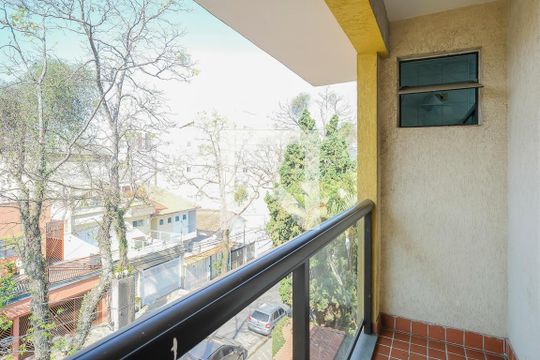 Varanda da suíte de apartamento à venda com 2 quartos, 71m² em Santa Maria, Santo André