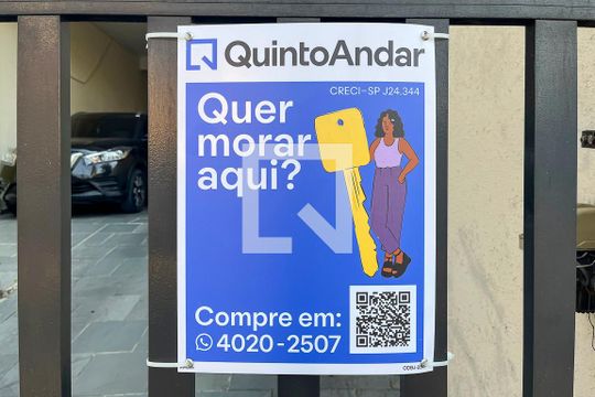 Placa  de apartamento à venda com 2 quartos, 71m² em Santa Maria, Santo André