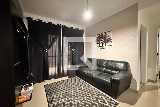 Sala de apartamento à venda com 2 quartos, 58m² em Vila Curuçá, Santo André