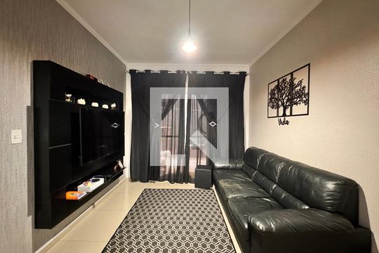 Sala de apartamento à venda com 2 quartos, 58m² em Vila Curuçá, Santo André