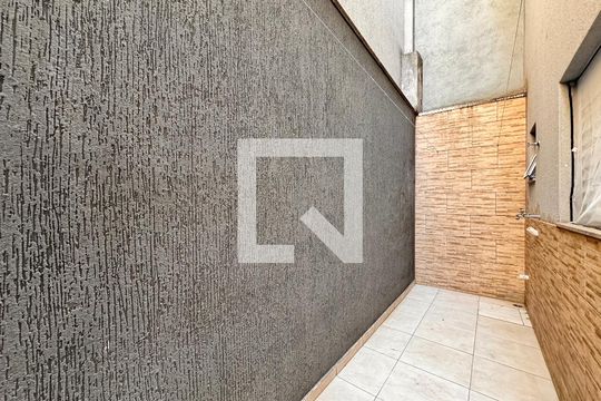 Área privativa / churrasqueira de apartamento à venda com 2 quartos, 58m² em Vila Curuçá, Santo André