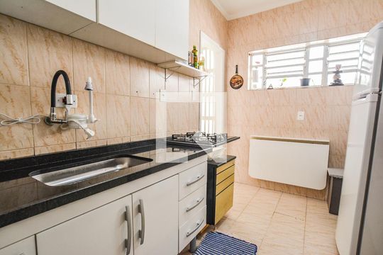 Cozinha de apartamento à venda com 3 quartos, 84m² em Jardim, Santo André