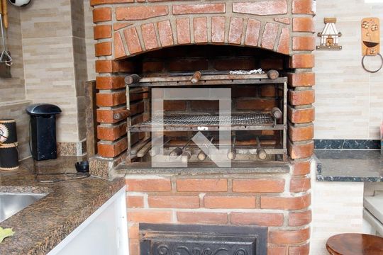 Área comum - Churrasqueira de casa à venda com 3 quartos, 222m² em Conj Res Morro Farol, Osasco