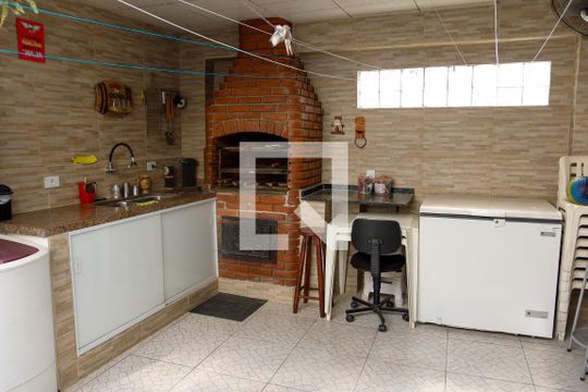 Área comum - Churrasqueira de casa à venda com 3 quartos, 222m² em Conj Res Morro Farol, Osasco