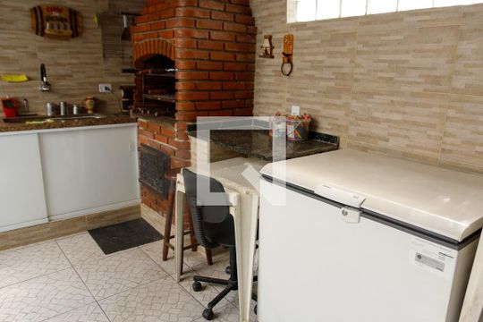 Área comum - Churrasqueira de casa à venda com 3 quartos, 222m² em Conj Res Morro Farol, Osasco