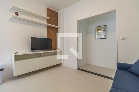 Sala de apartamento para alugar com 1 quarto, 65m² em Paraíso, São Paulo