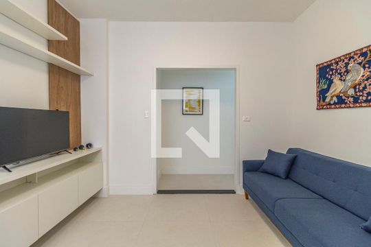 Sala de apartamento para alugar com 1 quarto, 65m² em Paraíso, São Paulo