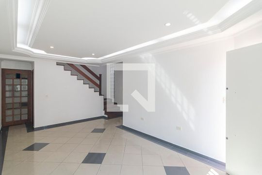 Sala de casa à venda com 3 quartos, 163m² em Vila Alzira, Santo André