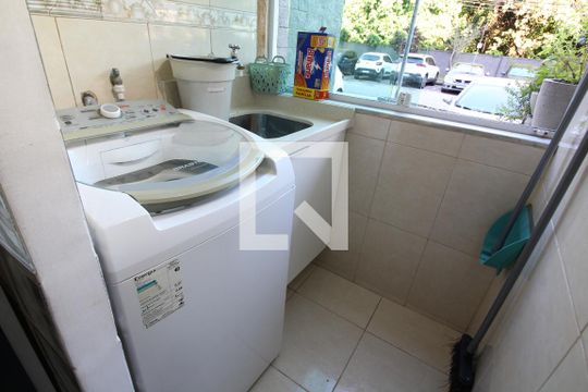 Área de Serviço de apartamento à venda com 2 quartos, 48m² em Jacarepaguá, Rio de Janeiro