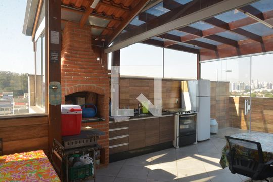 Varanda de apartamento à venda com 4 quartos, 220m² em Vila Metalúrgica, Santo André