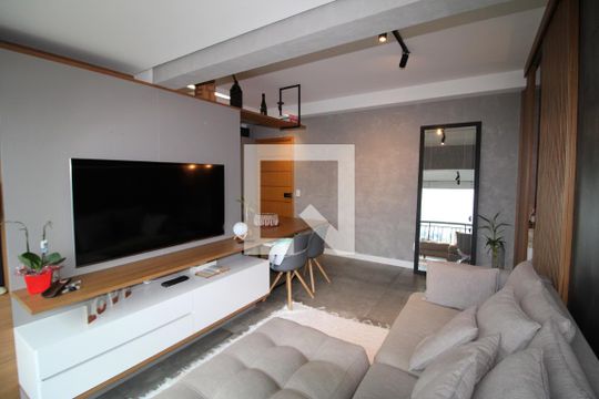 Sala / Cozinha de apartamento à venda com 1 quarto, 42m² em Santana, São Paulo