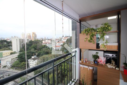 Sala / Cozinha - Varanda de apartamento à venda com 1 quarto, 42m² em Santana, São Paulo