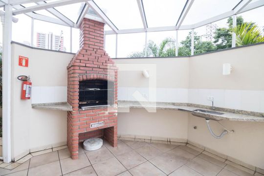 Área comum - Churrasqueira de apartamento à venda com 3 quartos, 98m² em Campestre, Santo André
