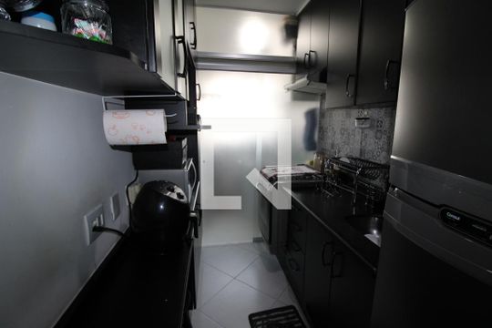 Cozinha de apartamento à venda com 2 quartos, 50m² em Carandiru, São Paulo