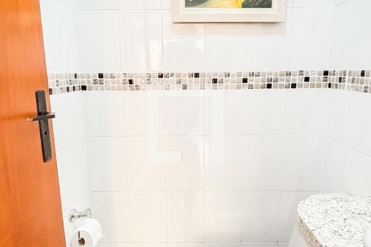 Lavabo de apartamento à venda com 4 quartos, 126m² em Campestre, Santo André