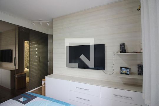 Quarto 1 - Suíte de apartamento à venda com 3 quartos, 107m² em Vila Lusitânia, São Bernardo do Campo