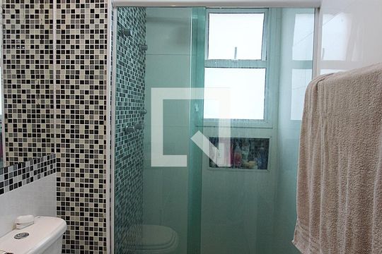 Quarto 1 - Suíte Banheiro de apartamento à venda com 3 quartos, 107m² em Vila Lusitânia, São Bernardo do Campo