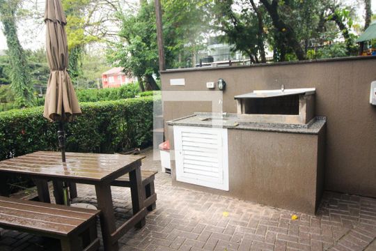Área comum - Churrasqueira de apartamento à venda com 2 quartos, 62m² em Teresópolis, Porto Alegre