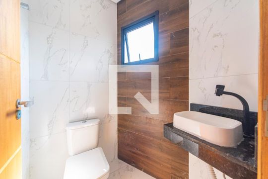 Lavabo de casa à venda com 3 quartos, 133m² em Parque das Nações, Santo André