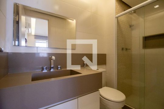 Banheiro da Suíte de apartamento à venda com 2 quartos, 70m² em Recreio dos Bandeirantes, Rio de Janeiro