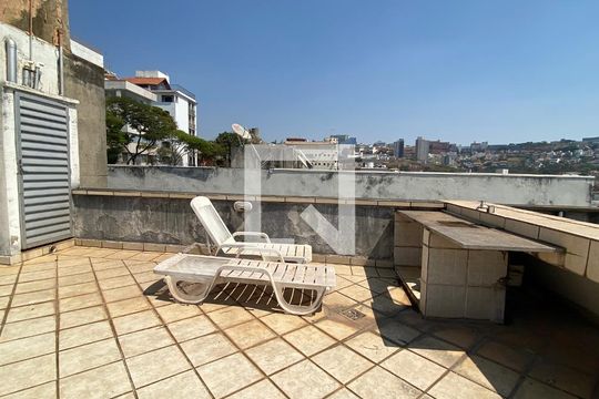 Área externa de apartamento à venda com 4 quartos, 250m² em Santa Lúcia, Belo Horizonte